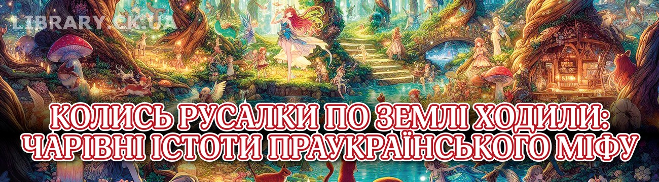 «Колись русалки по землі ходили: чарівні істоти праукраїнського міфу» – виставка-екскурс