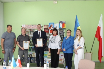 Бібліотека мала честь приймати поважних гостей з Посольства Республіки Польща в Києві